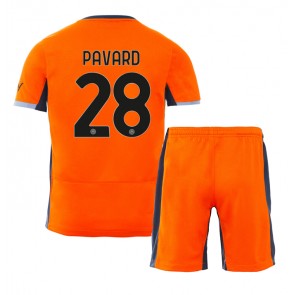 Inter Milan Benjamin Pavard #28 Dětské Alternativní dres komplet 2023-24 Krátký Rukáv (+ trenýrky)